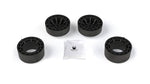 spacers and accessories laid out