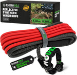 Rhino branded packaging and neatly folded winch line rope
