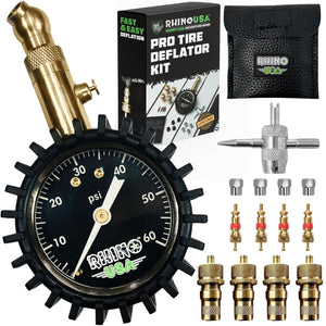 a serious of components along with packaging and carrying case