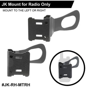 a photo of the mount with a diagram of how it installs and is used