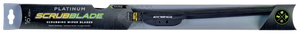 a wiper blade in its metallic colored packaging 