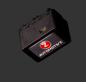 an electronic box with the zautomotive logo on it