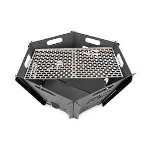Overland Collapsible Fire Pit Stainless Steel Grill Grate