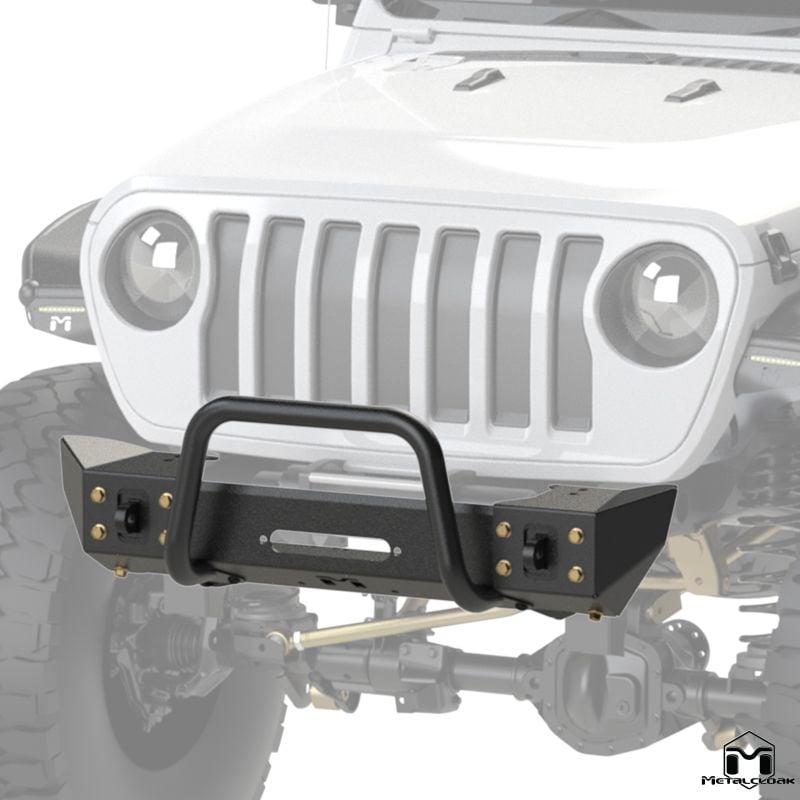 a ghost image of a jeep with an installed bumper