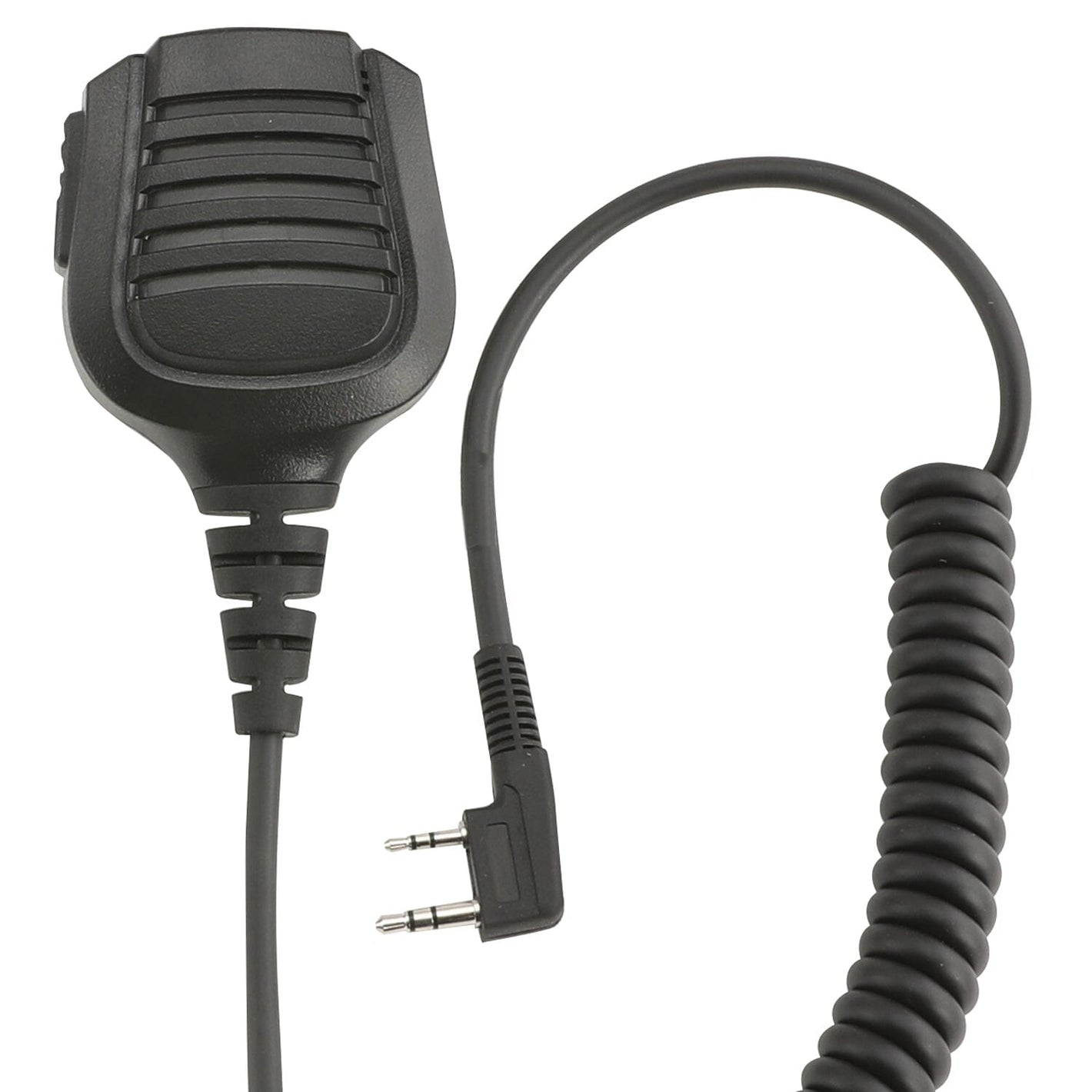 the mic portion of a handheld radio 