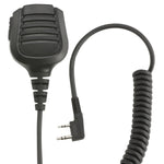 the mic portion of a handheld radio 