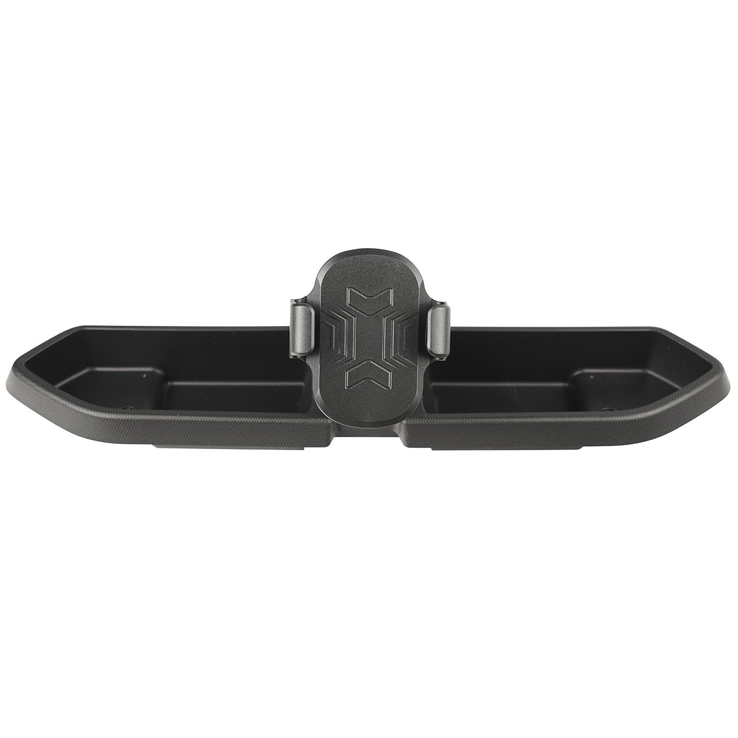 a dark grey 2 sided tray