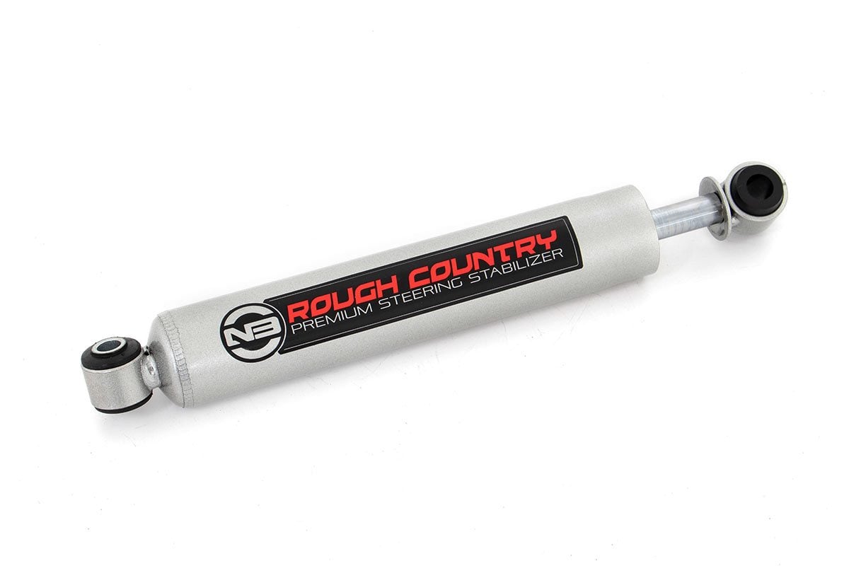 a rough country premium steering stabilizer